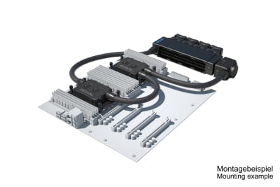 SVK Alphacool ES 1U - 4 x 40 / 2x XPX Pro 1U / Eisstation 40 DC-LT 3600rpm SVK Alphacool ES 1U - 4 x 40 / 2x XPX Pro 1U / Eisstation 40 DC-LT 3600rpm