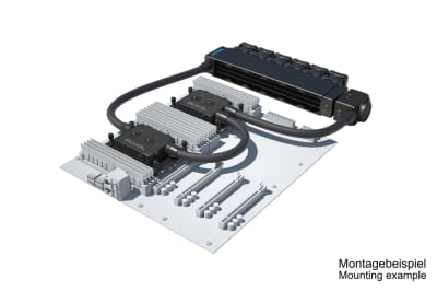 SVK Alphacool ES 1U - 6 x 40 / 2x XPX Pro 1U / Eisstation 40 DC-LT 3600rpm SVK Alphacool ES 1U - 6 x 40 / 2x XPX Pro 1U / Eisstation 40 DC-LT 3600rpm