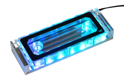 WAR Alphacool Aurora Acryl X4 D-RAM Wasserkühler WAR Alphacool Aurora Acryl X4 D-RAM Wasserkühler